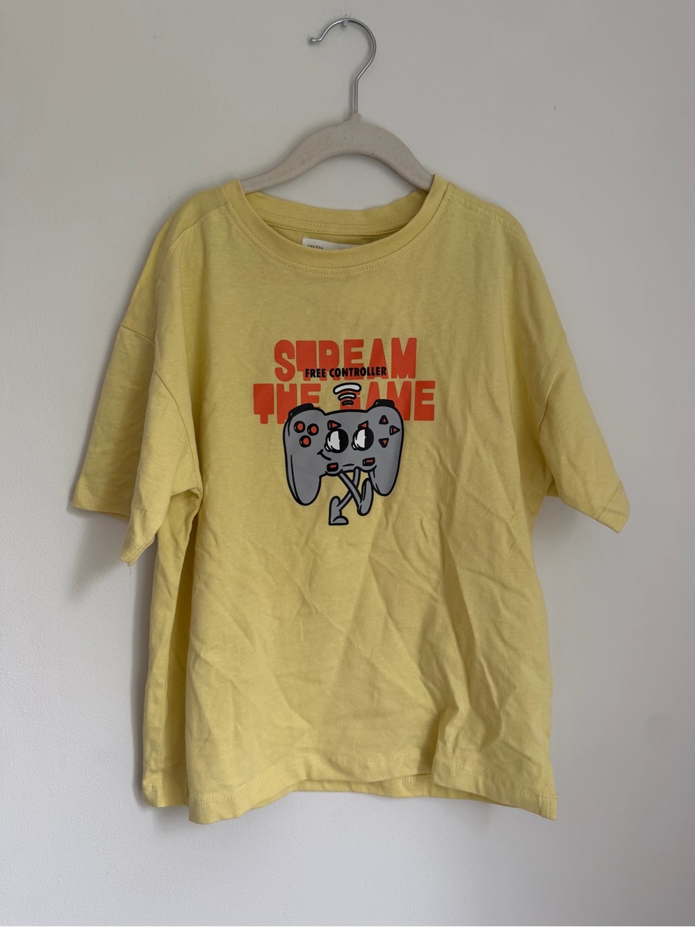 Zara ‘Stream the Game’ Graphic T-Shirt (Size 8)